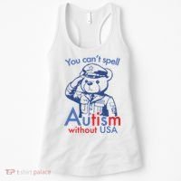 You Can’T Spell Autism Without Usa Women's Tank Top thumb 0