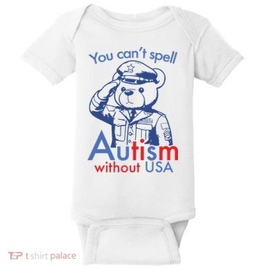 You Can’T Spell Autism Without Usa Baby Bodysuit