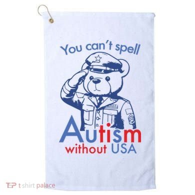 You Can’T Spell Autism Without Usa Golf Towel