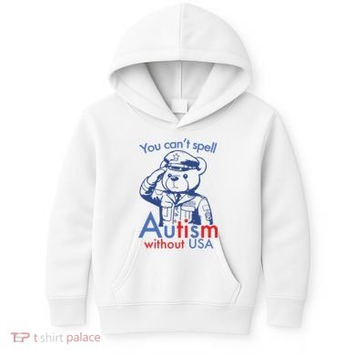 You Can’T Spell Autism Without Usa Kids Hoodie