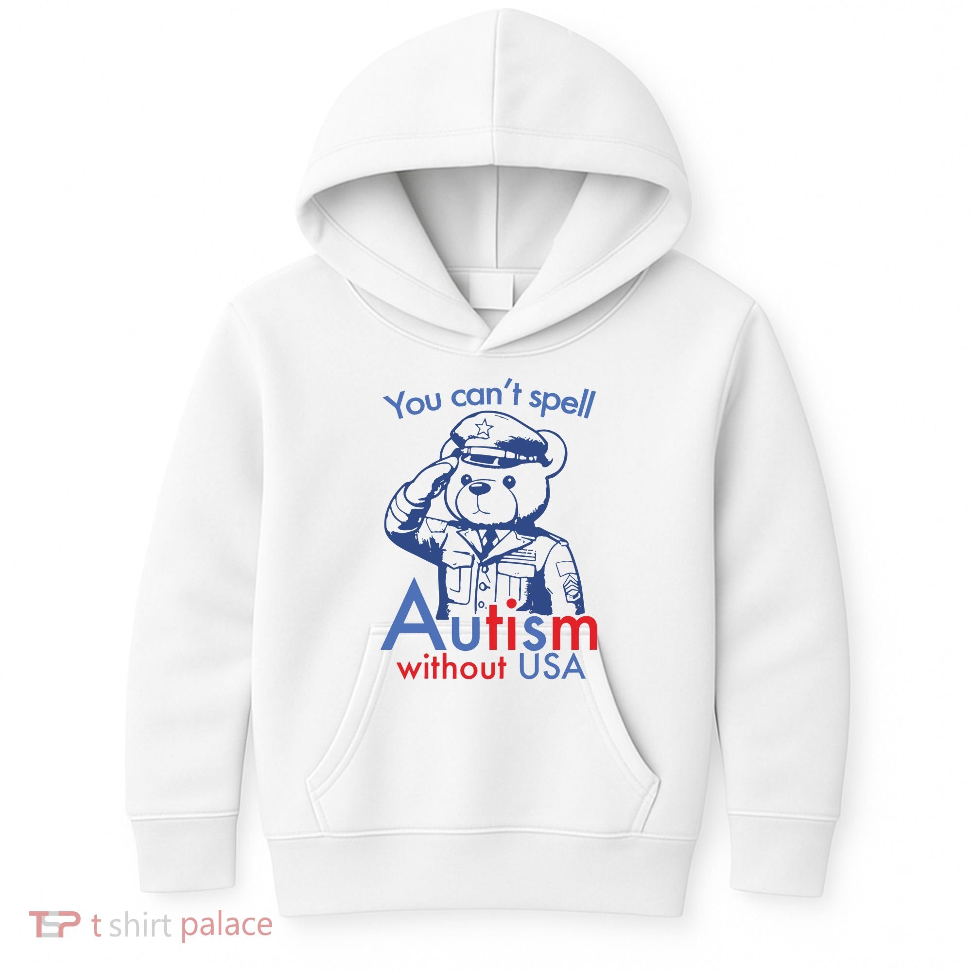 You Can’T Spell Autism Without Usa Kids Hoodie