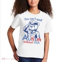 You Can’T Spell Autism Without Usa Kids T-Shirt thumb 2