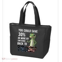 You Could Save More By Switching Back To Trump Funny Tote Bag thumb 3