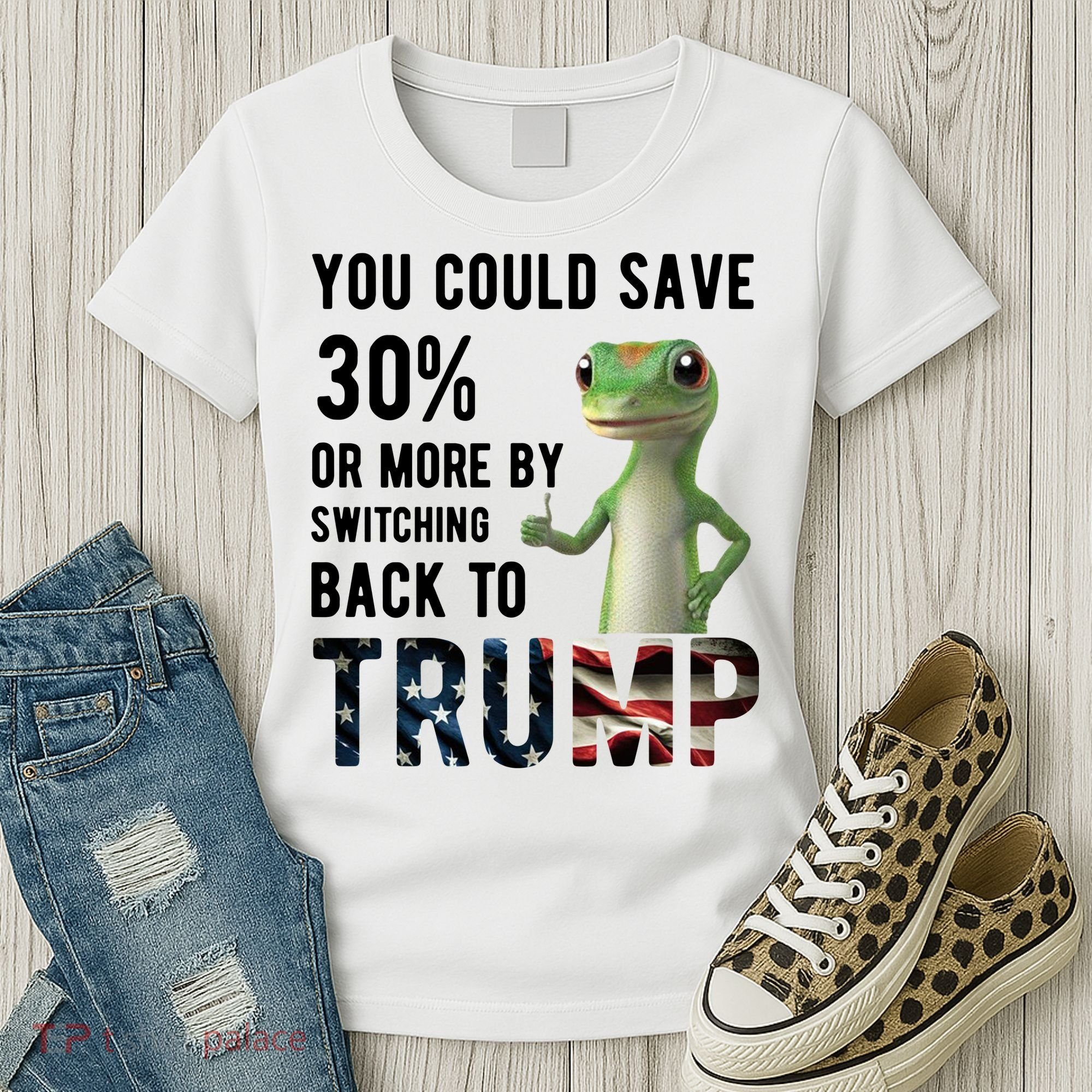 You Could Save More By Switching Back To Trump Funny Women's T-Shirt