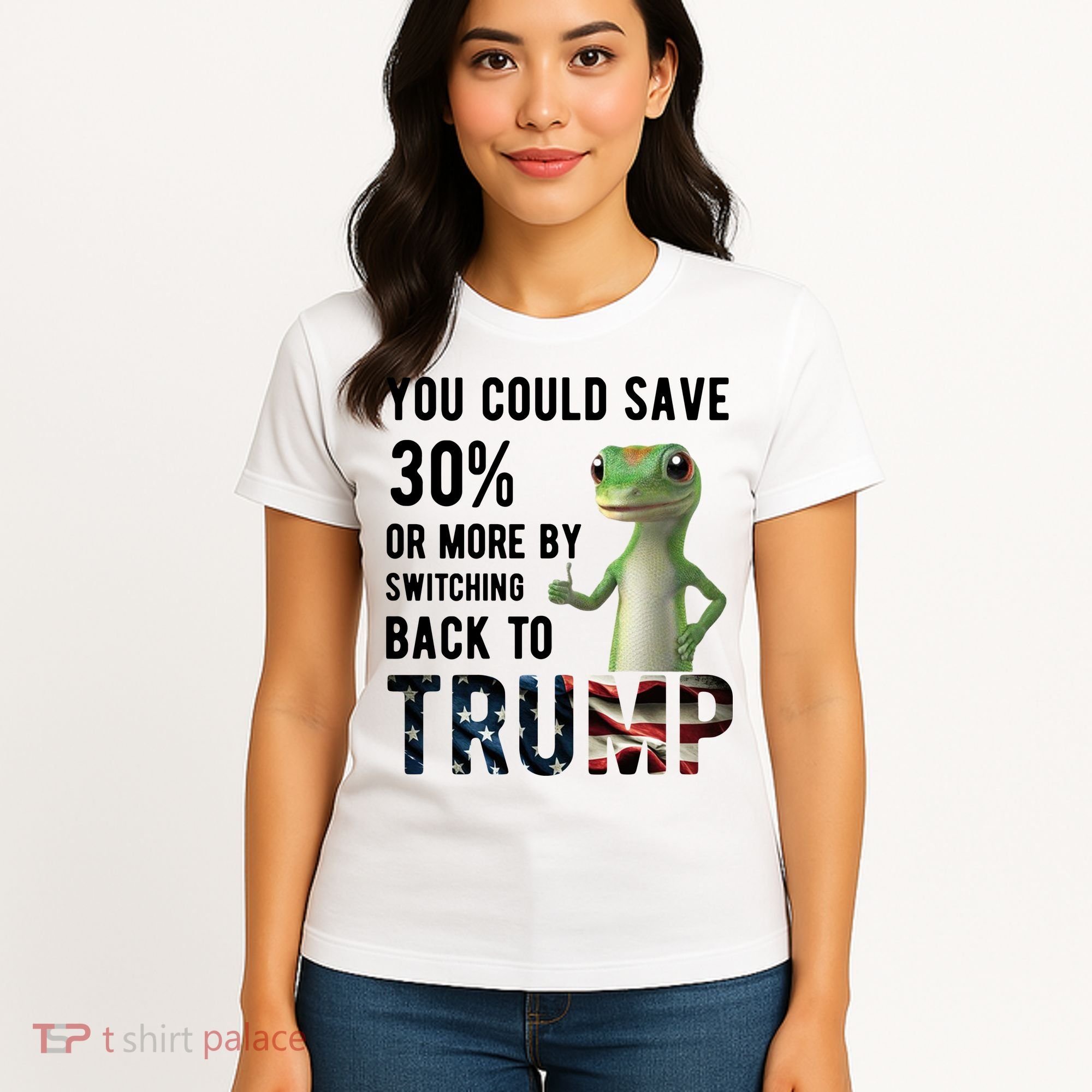 You Could Save More By Switching Back To Trump Funny Women's T-Shirt