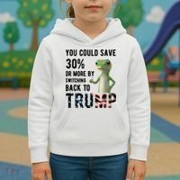 You Could Save More By Switching Back To Trump Funny Kids Hoodie thumb 3