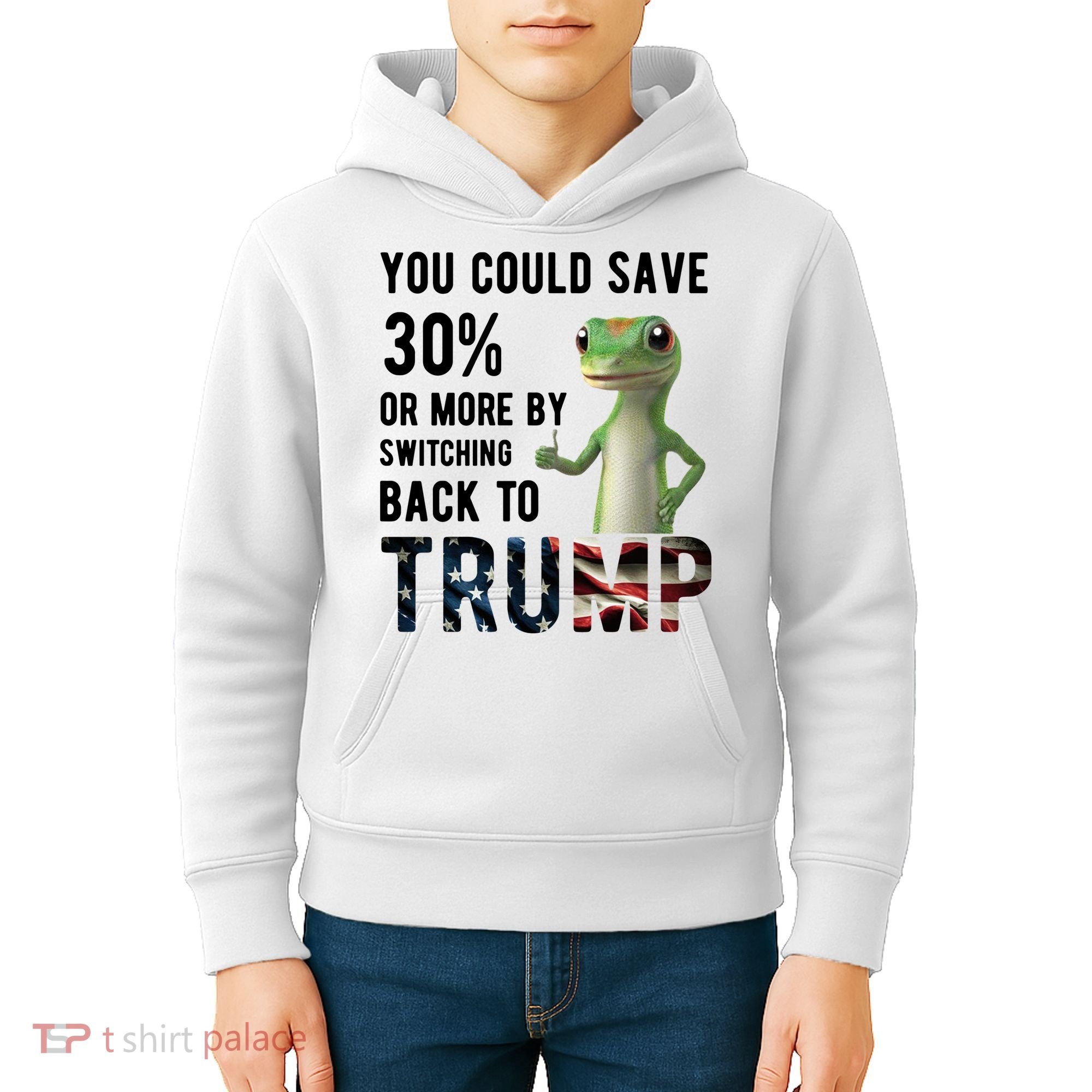 You Could Save More By Switching Back To Trump Funny Kids Hoodie