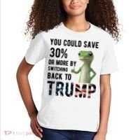 You Could Save More By Switching Back To Trump Funny Kids T-Shirt thumb 2