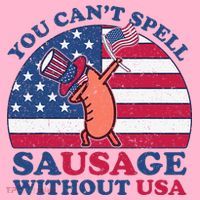 You Can’T Spell Sausage Without Usa 4th Of July Mousepad thumb 1