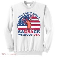 You Can’T Spell Sausage Without Usa 4th Of July Sweatshirt thumb 0