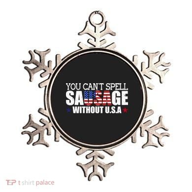 You Cant Spell Sausage Without Usa Design For Americans Gift Ornament