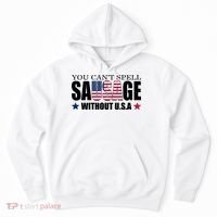 You Can't Spell Sausage Without USA Funny Hoodie thumb 0