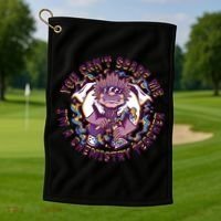 You Can't Scare Me I'm A Chemistry Teacher Golf Towel thumb 1