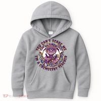 You Can't Scare Me I'm A Chemistry Teacher Kids Hoodie thumb 0