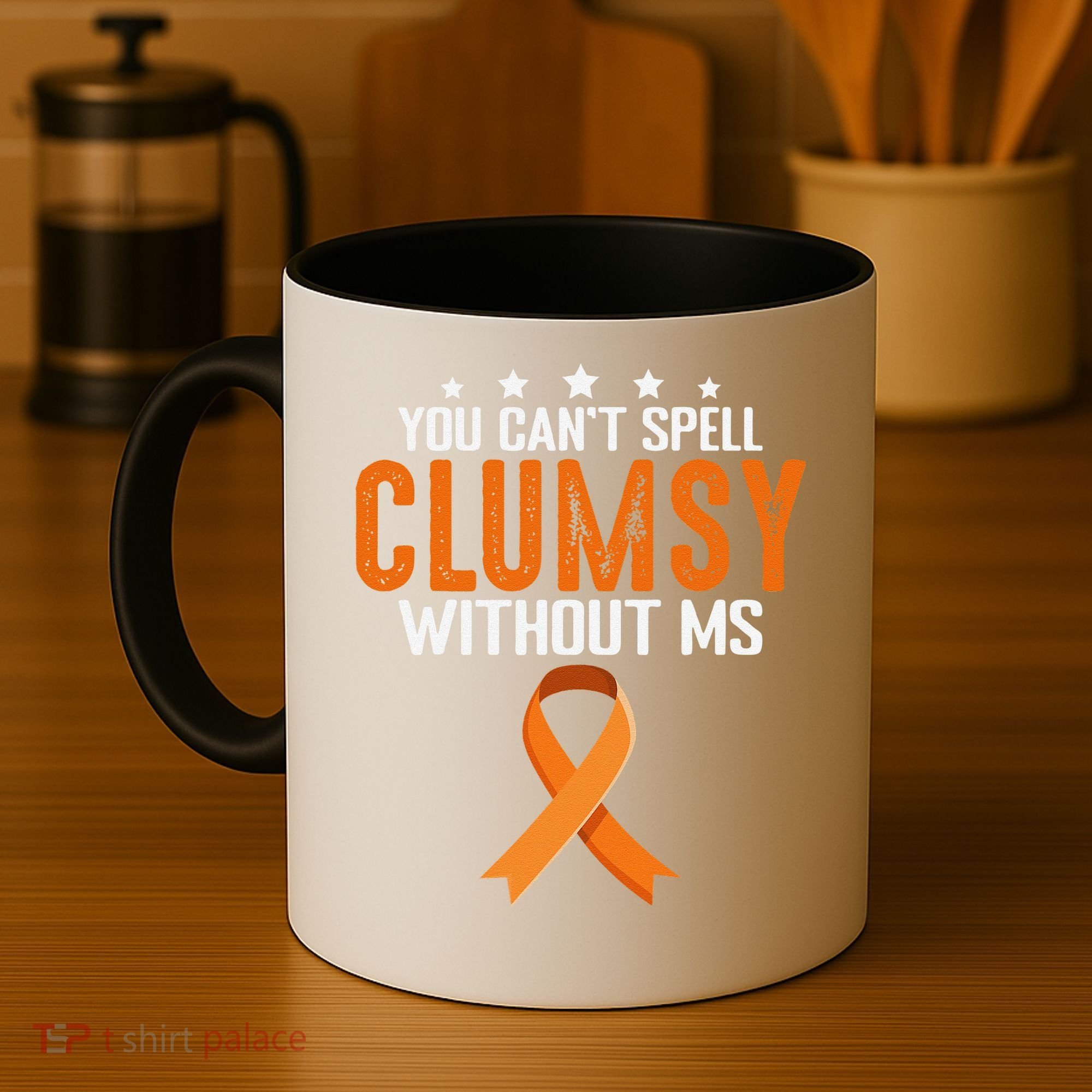 You Cant Spell Clumsy Without MS Awareness Empowerment Coffee Mug
