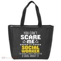 You CanT Scare Me IM A Social Worker Community Servant Tote Bag thumb 0