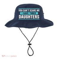 You Can't Scare Me I Have Three Daughters Bucket Hat thumb 0