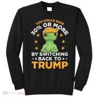 You Could Save 30 Percent Or More By Switching Back To Trump Sweatshirt thumb 0