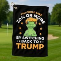 You Could Save 30 Percent Or More By Switching Back To Trump Golf Towel thumb 1