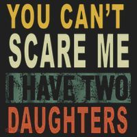You Can't Scare Me I Have Two Daughters Beanie thumb 2