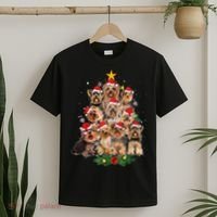 Yorkie Christmas Tree Funny Xmas Gifts For Yorkie Dog Lover TShirt T-Shirt thumb 2