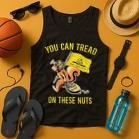 You Can Tread On These Nuts Patriotic Squirrel Funny Humor Tank Top thumb 4