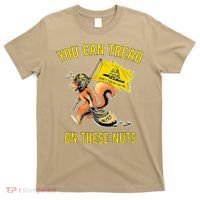 You Can Tread On These Nuts Patriotic Squirrel Funny Humor T-Shirt thumb 0