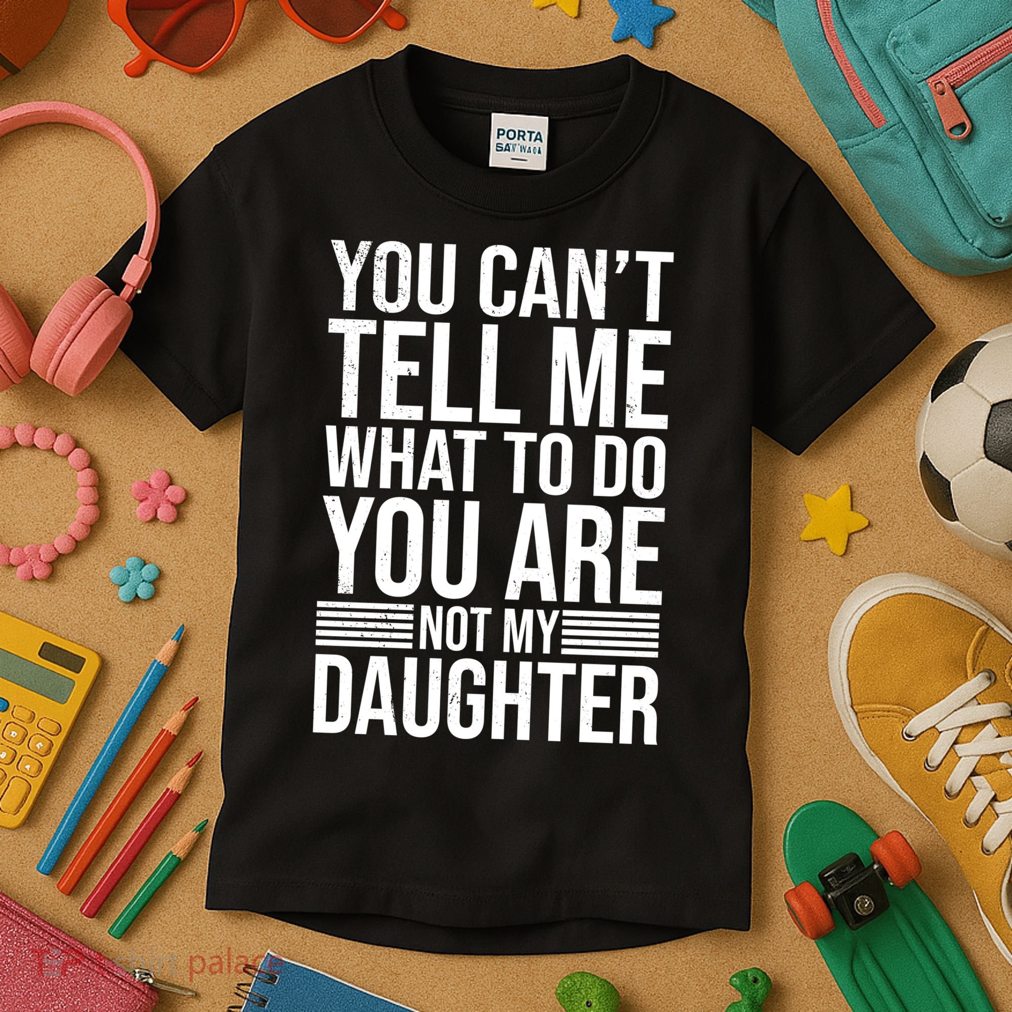 You Can't Tell Me What To Do You Are Not Daughter Kids T-Shirt
