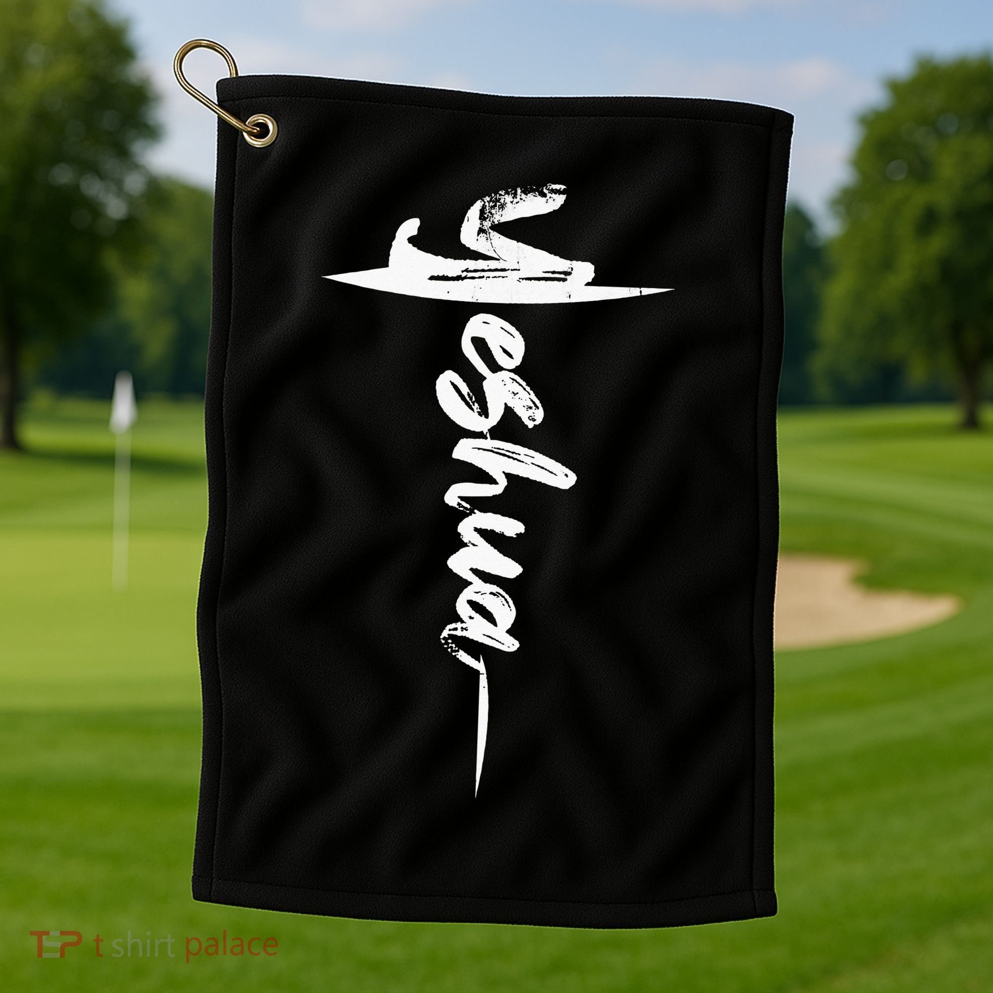 Yeshua Christian Worship Messianic Hebrew Jesus Golf Towel