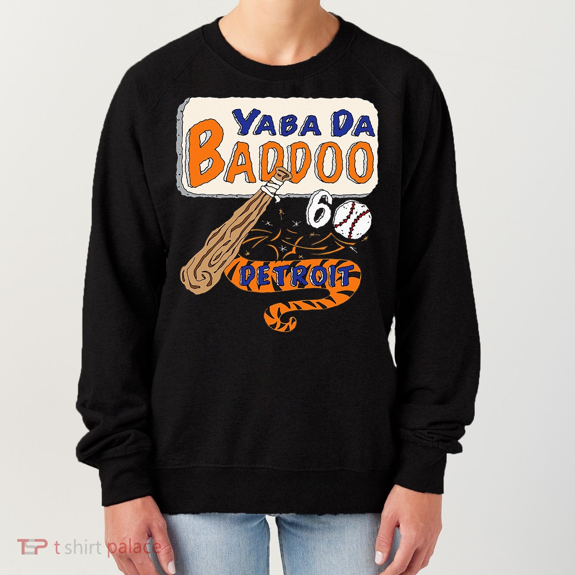 Yabba Da Baddoo 60 Detroit Baseball Women's Sweatshirt