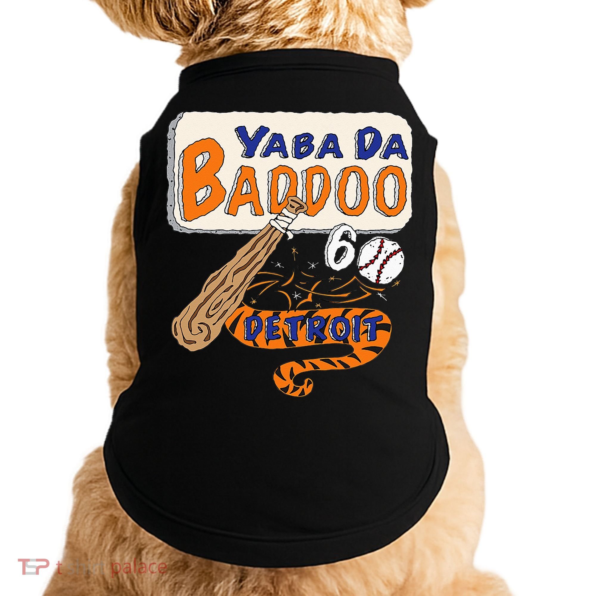 Yabba Da Baddoo 60 Detroit Baseball Doggie Tank