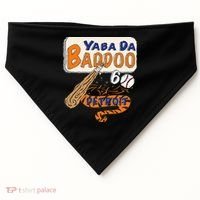 Yabba Da Baddoo 60 Detroit Baseball USA-Made Doggie Bandana thumb 0