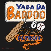 Yabba Da Baddoo 60 Detroit Baseball USA-Made Doggie Bandana thumb 2
