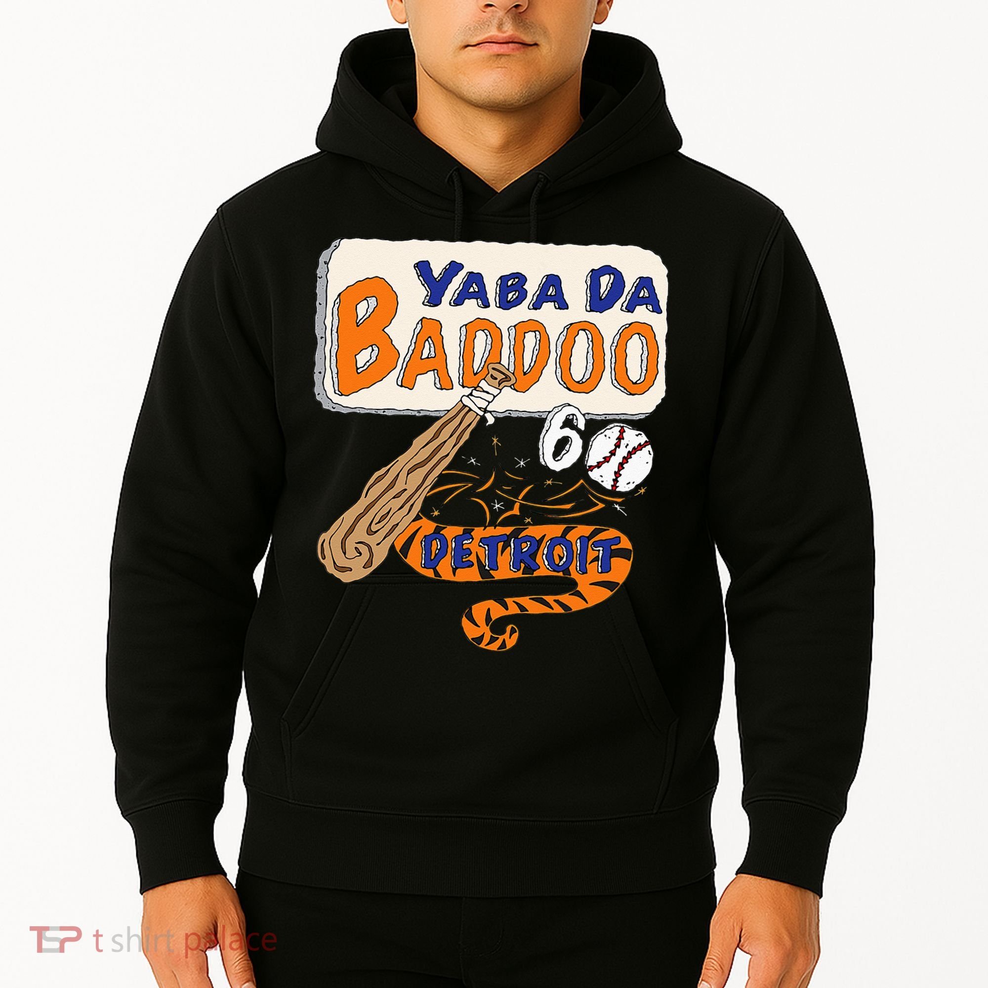 Yabba Da Baddoo 60 Detroit Baseball Hoodie