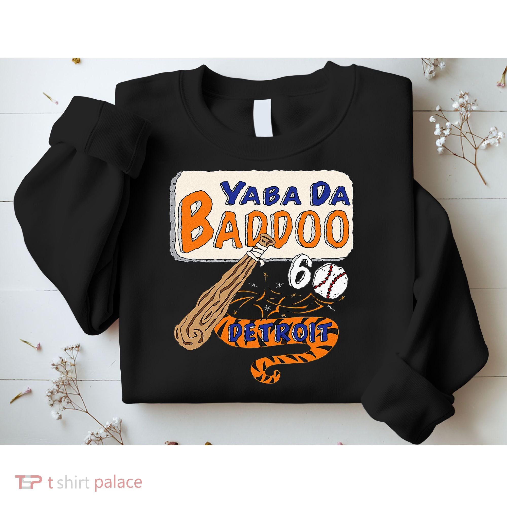 Yabba Da Baddoo 60 Detroit Baseball Sweatshirt