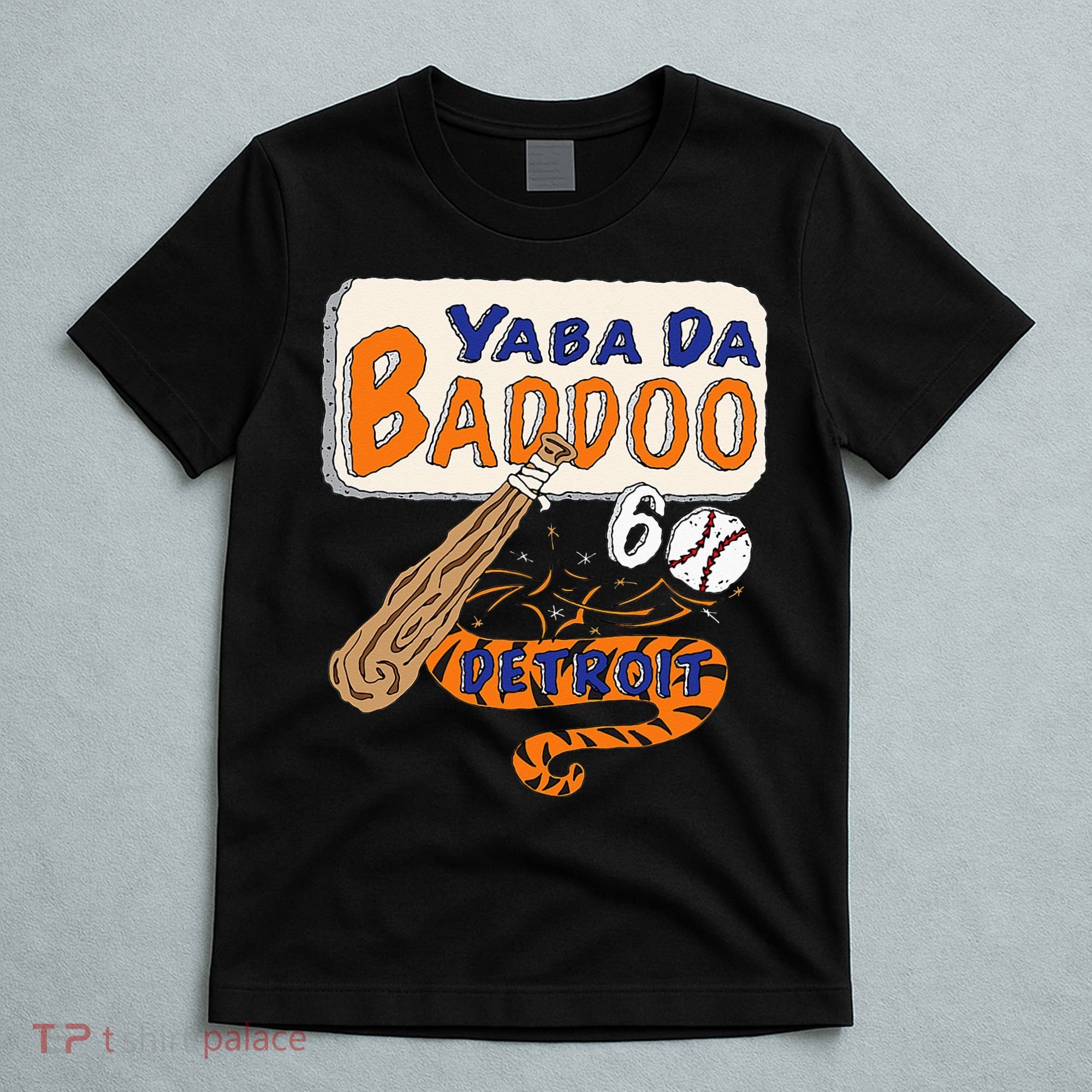 Yabba Da Baddoo 60 Detroit Baseball T-Shirt