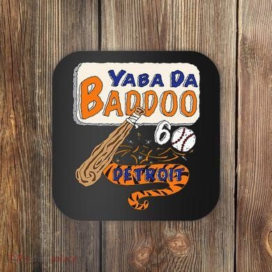 Yabba Da Baddoo 60 Detroit Baseball Coaster