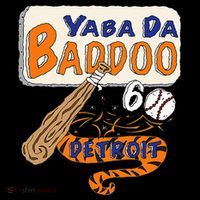 Yabba Da Baddoo 60 Detroit Baseball Ornament thumb 1