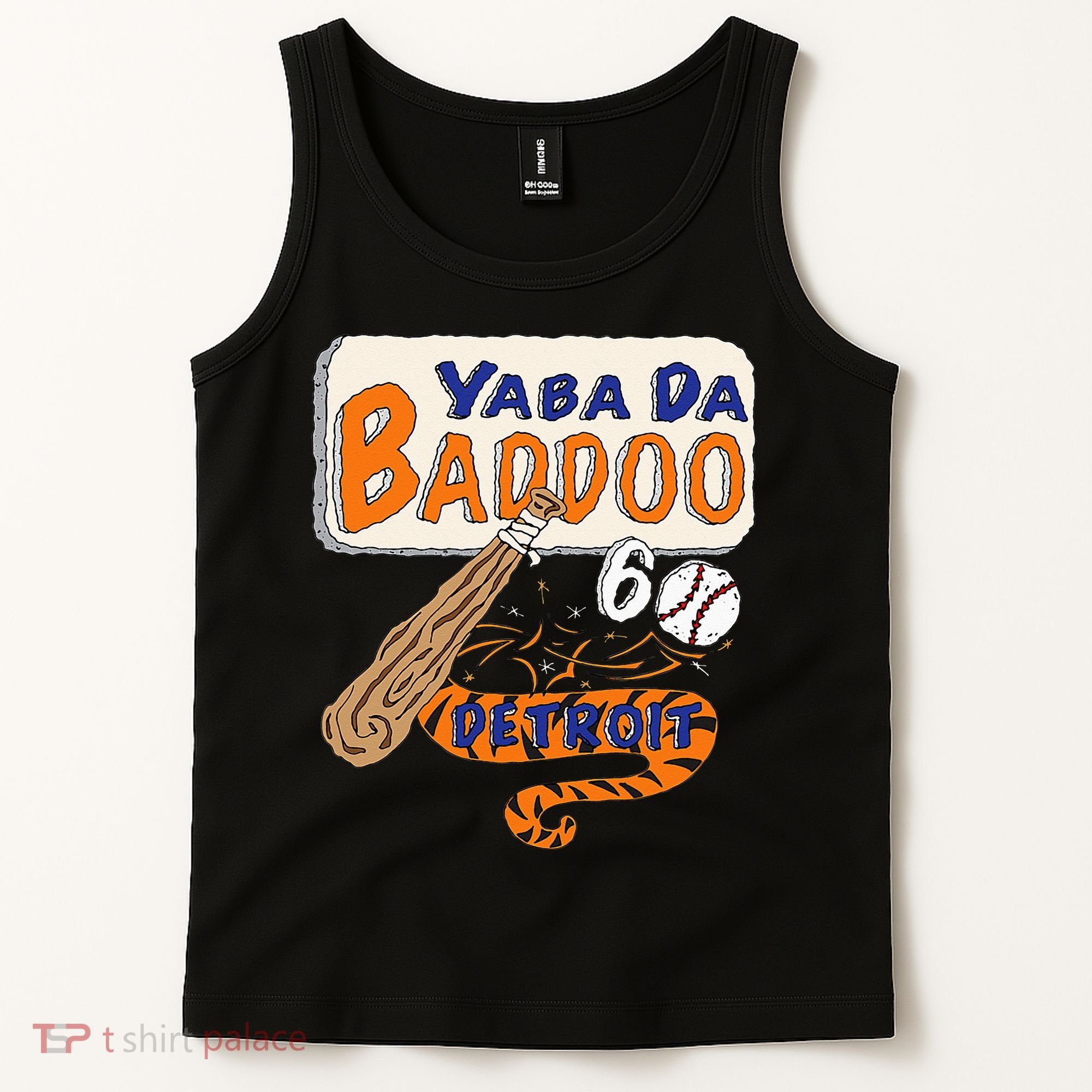 Yabba Da Baddoo 60 Detroit Baseball Tank Top