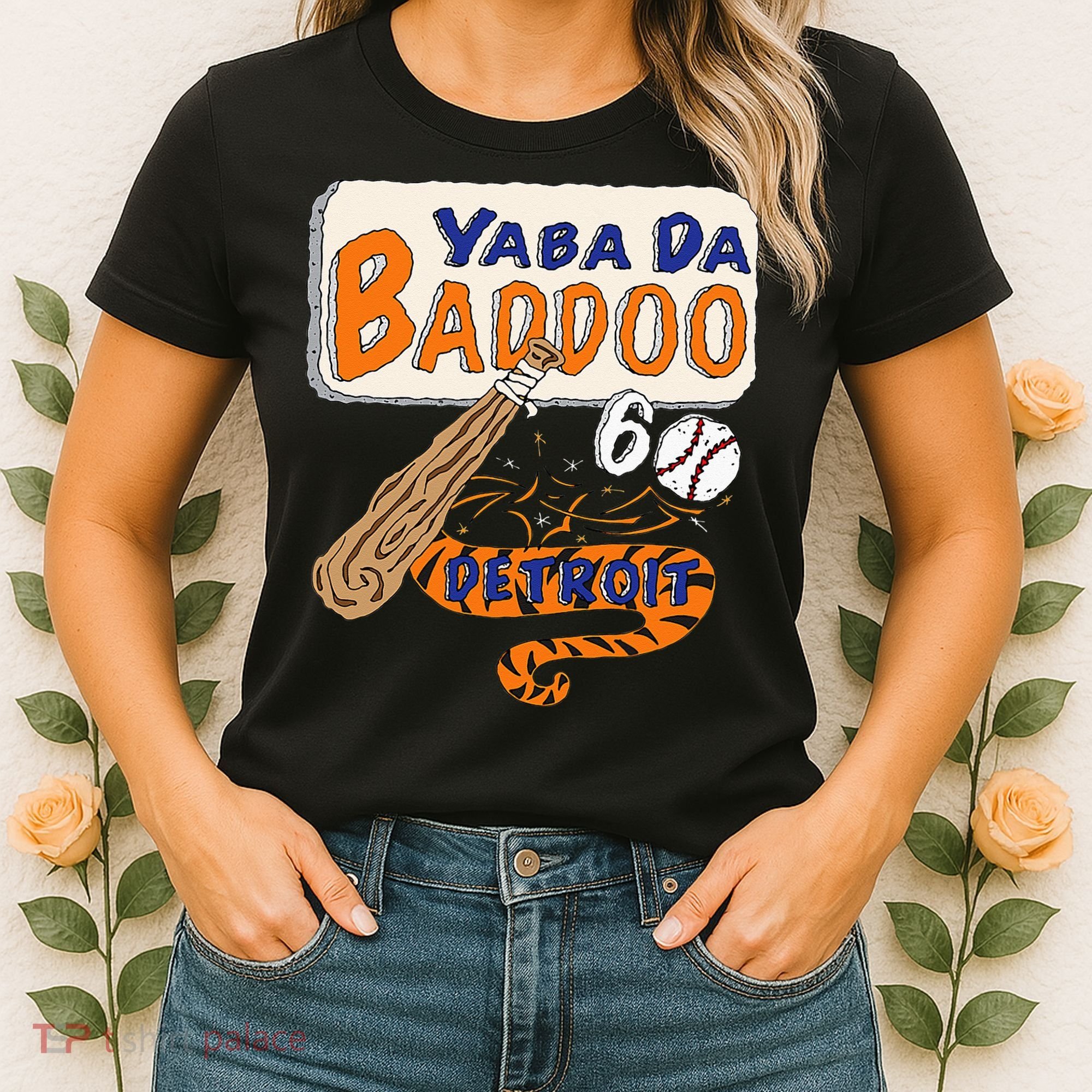 Yabba Da Baddoo 60 Detroit Baseball Women's T-Shirt
