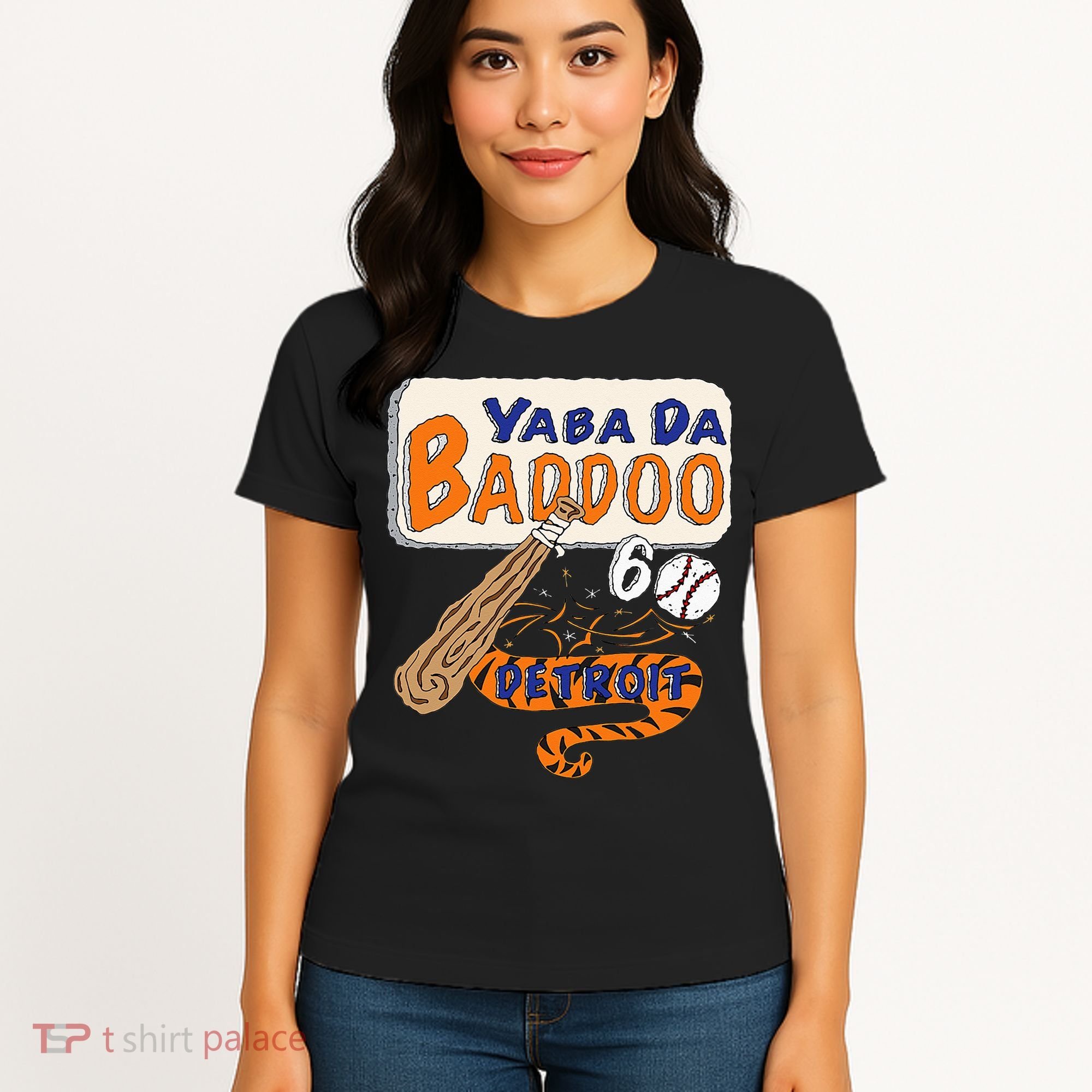Yabba Da Baddoo 60 Detroit Baseball Women's T-Shirt