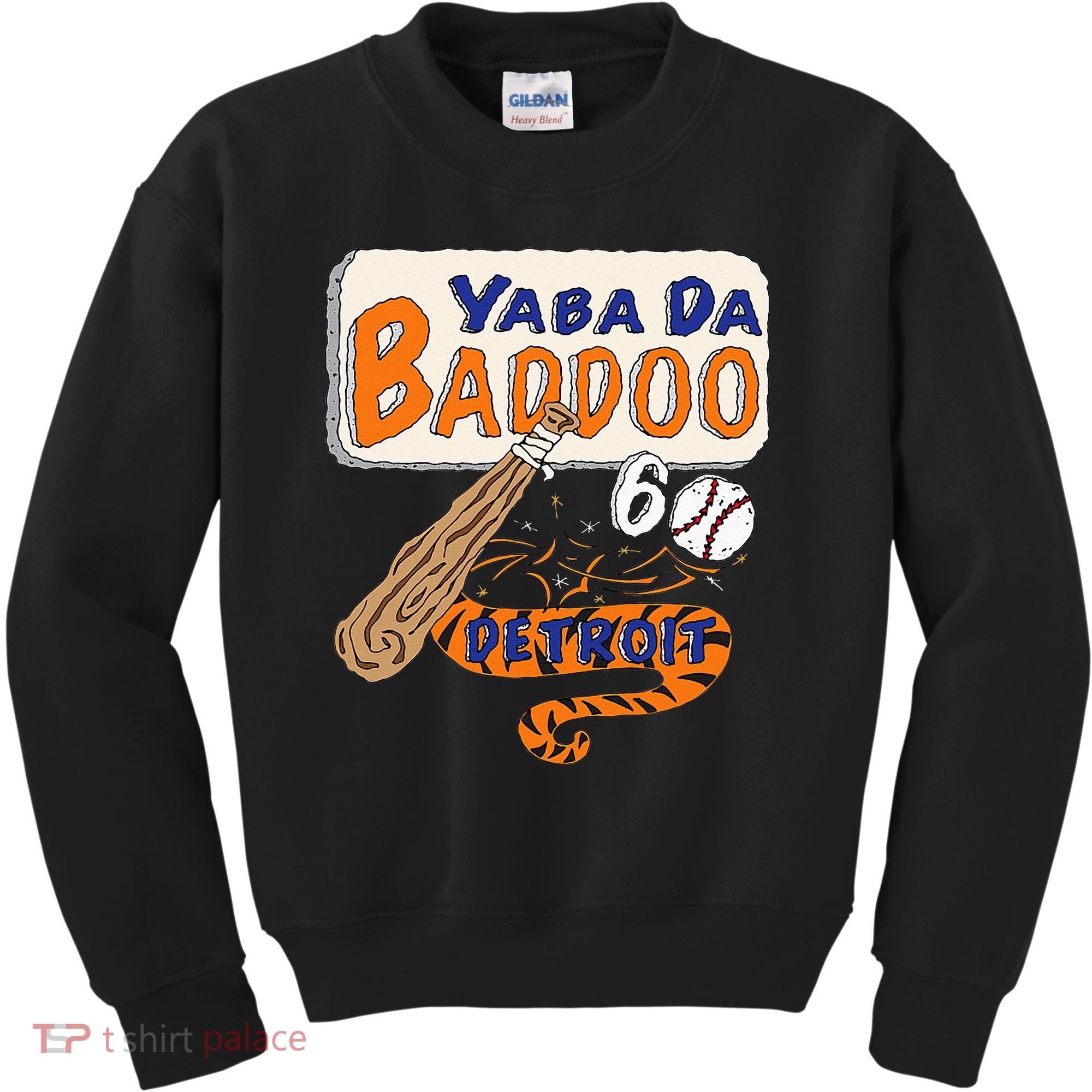 Yabba Da Baddoo 60 Detroit Baseball Kids Sweatshirt