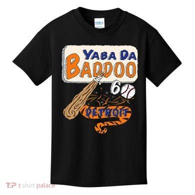 Yabba Da Baddoo 60 Detroit Baseball Kids T-Shirt