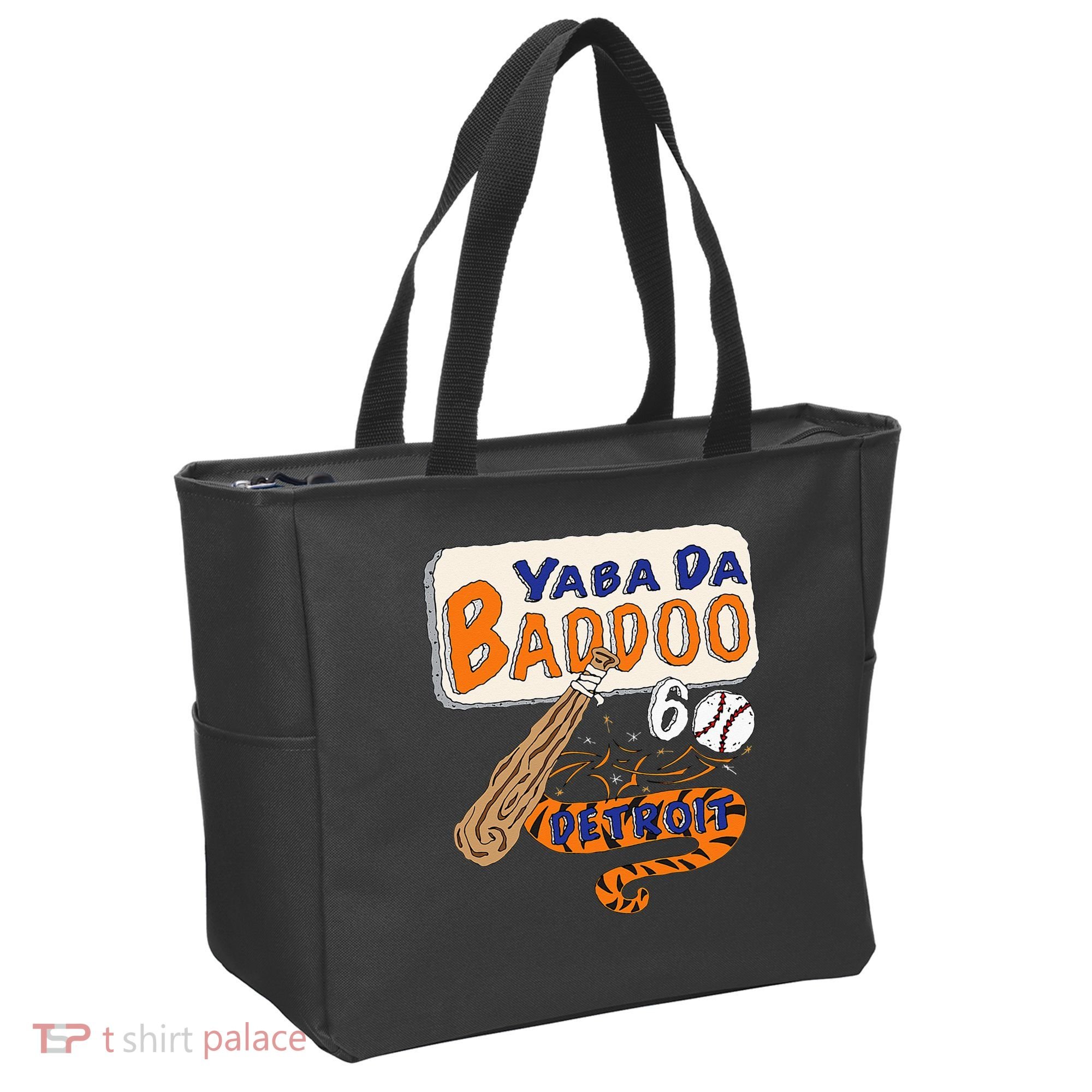 Yabba Da Baddoo 60 Detroit Baseball Tote Bag