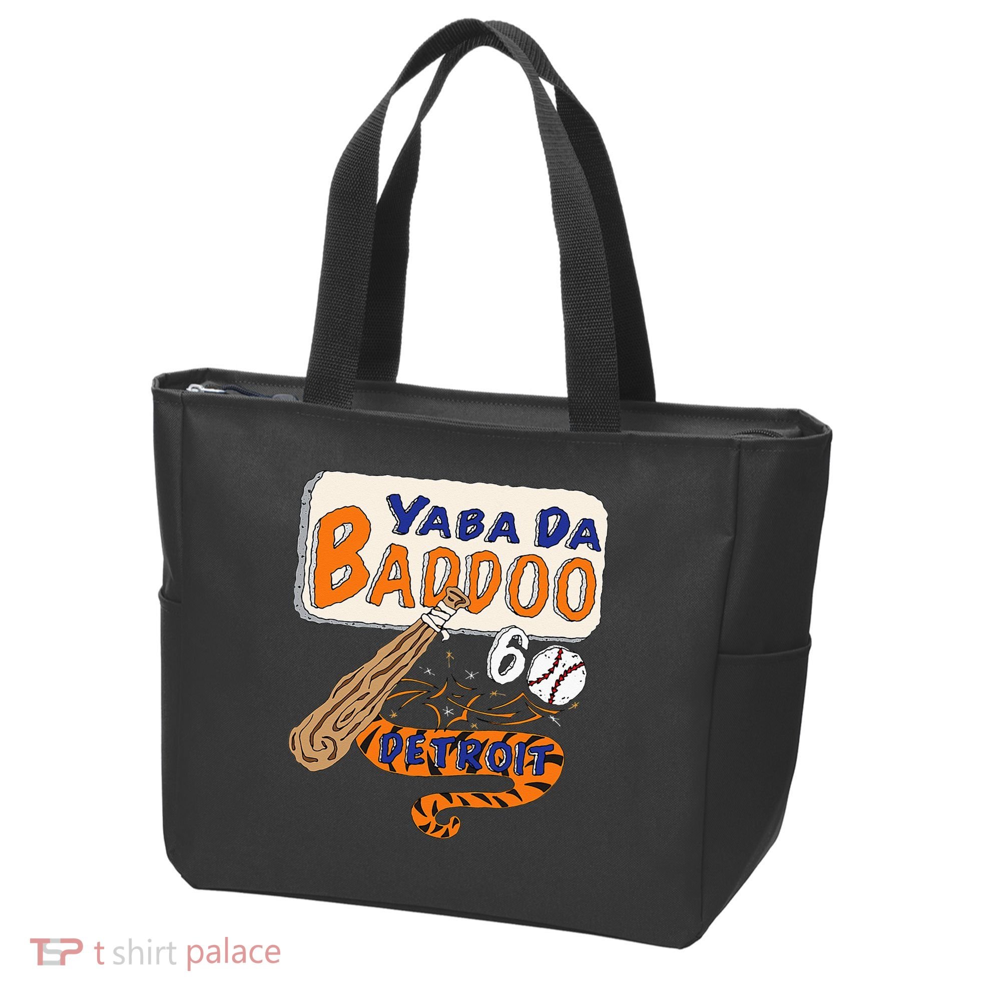 Yabba Da Baddoo 60 Detroit Baseball Tote Bag