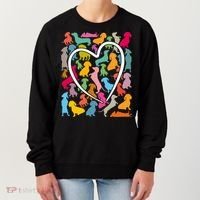Y Dachshund Dachshund Pattern For Dachshund Lover Gift Women's Sweatshirt thumb 0