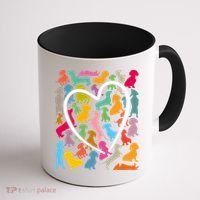 Y Dachshund Dachshund Pattern For Dachshund Lover Gift Coffee Mug thumb 1