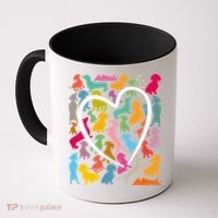 Y Dachshund Dachshund Pattern For Dachshund Lover Gift Coffee Mug thumb 0