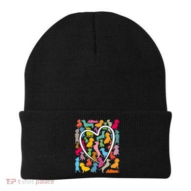 Y Dachshund Dachshund Pattern For Dachshund Lover Gift Beanie