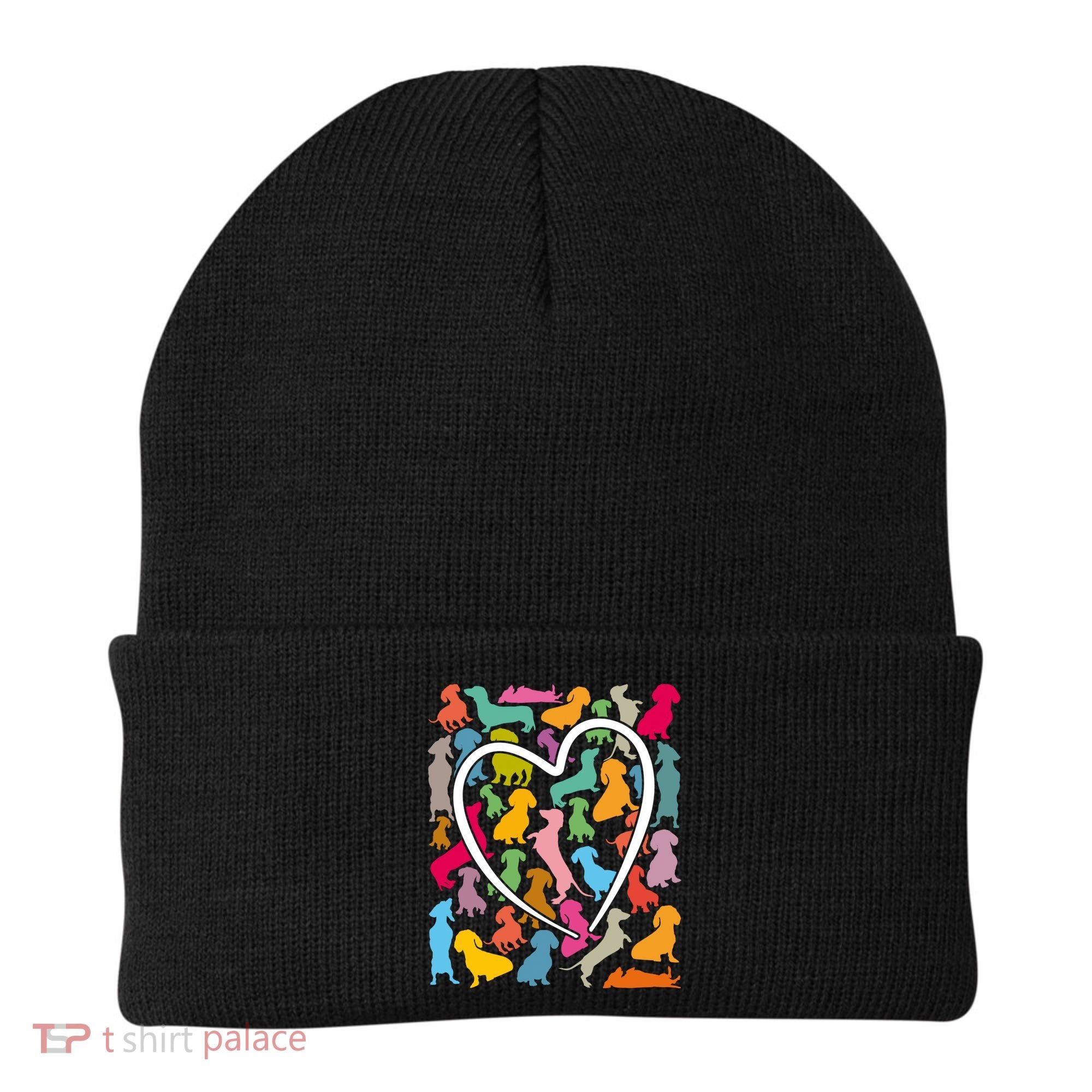 Y Dachshund Dachshund Pattern For Dachshund Lover Gift Beanie